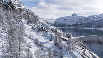 Route, um nach Tignes zu kommen
